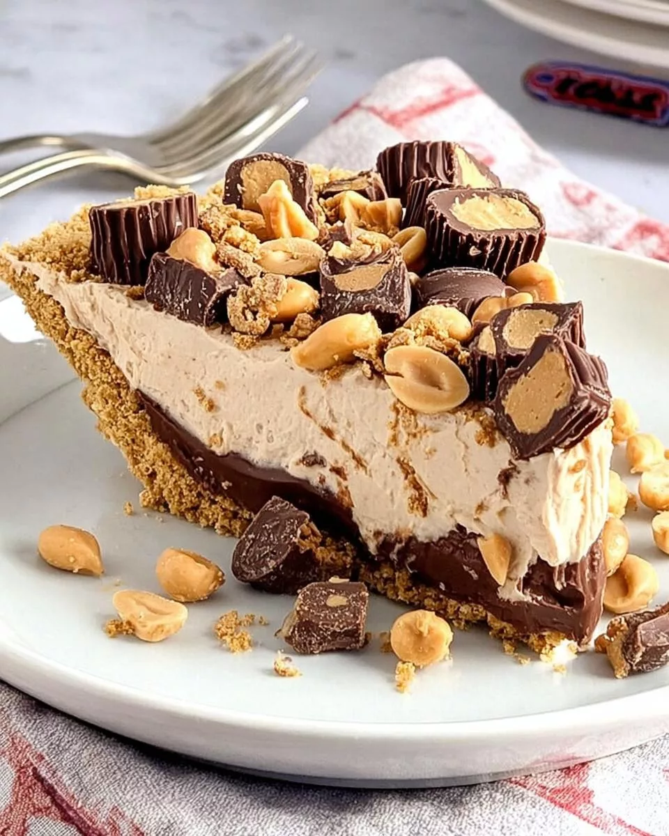 Reese's Peanut Butter Cup Pie - detail 2