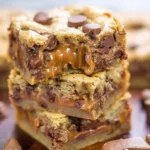 Rolo Chocolate Chip Blondies