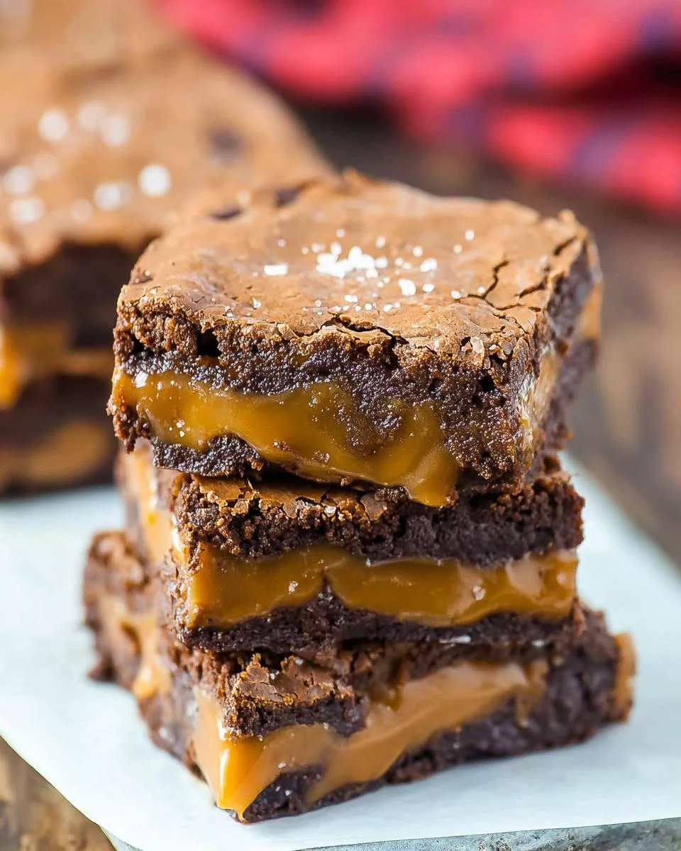 Salted Caramel Brownies - detail 1