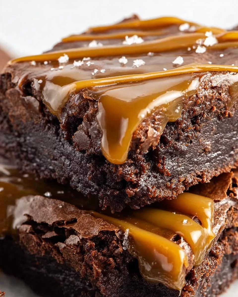 Salted Caramel Brownies