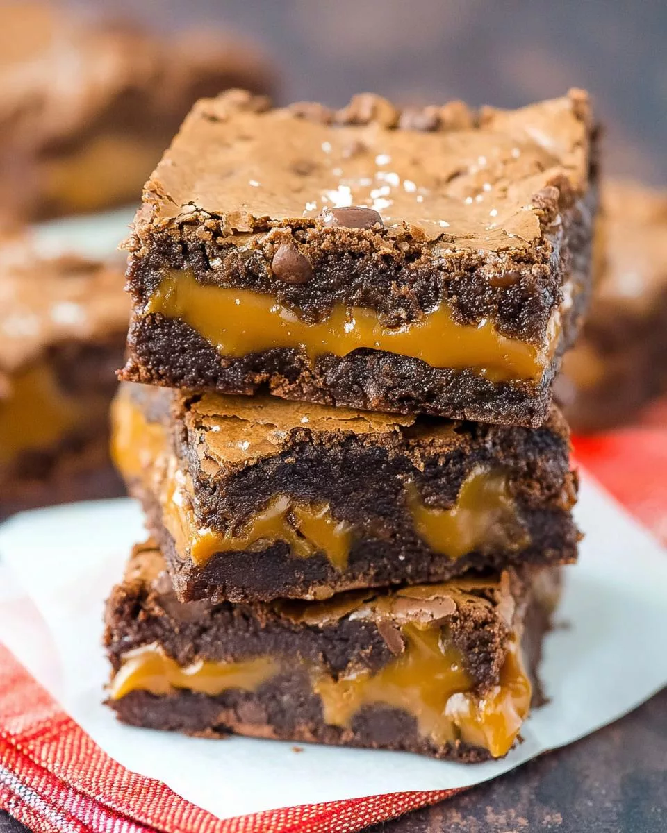 Salted Caramel Brownies - detail 2