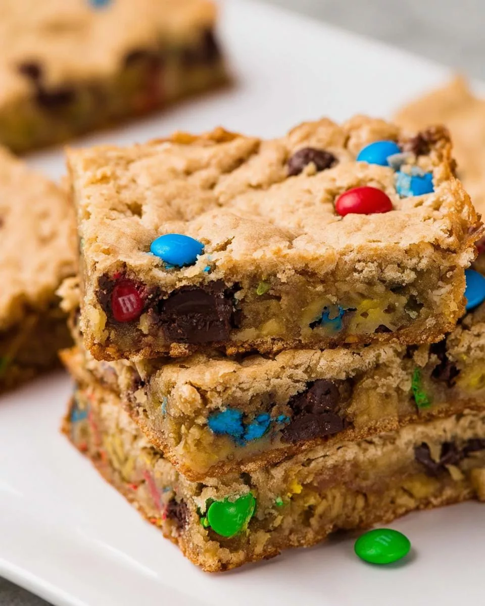 Soft-Baked Monster Cookie Bars - detail 1