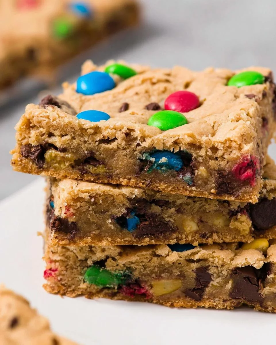 Soft-Baked Monster Cookie Bars - detail 2