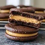 Soft Homemade Peanut Butter Oreos