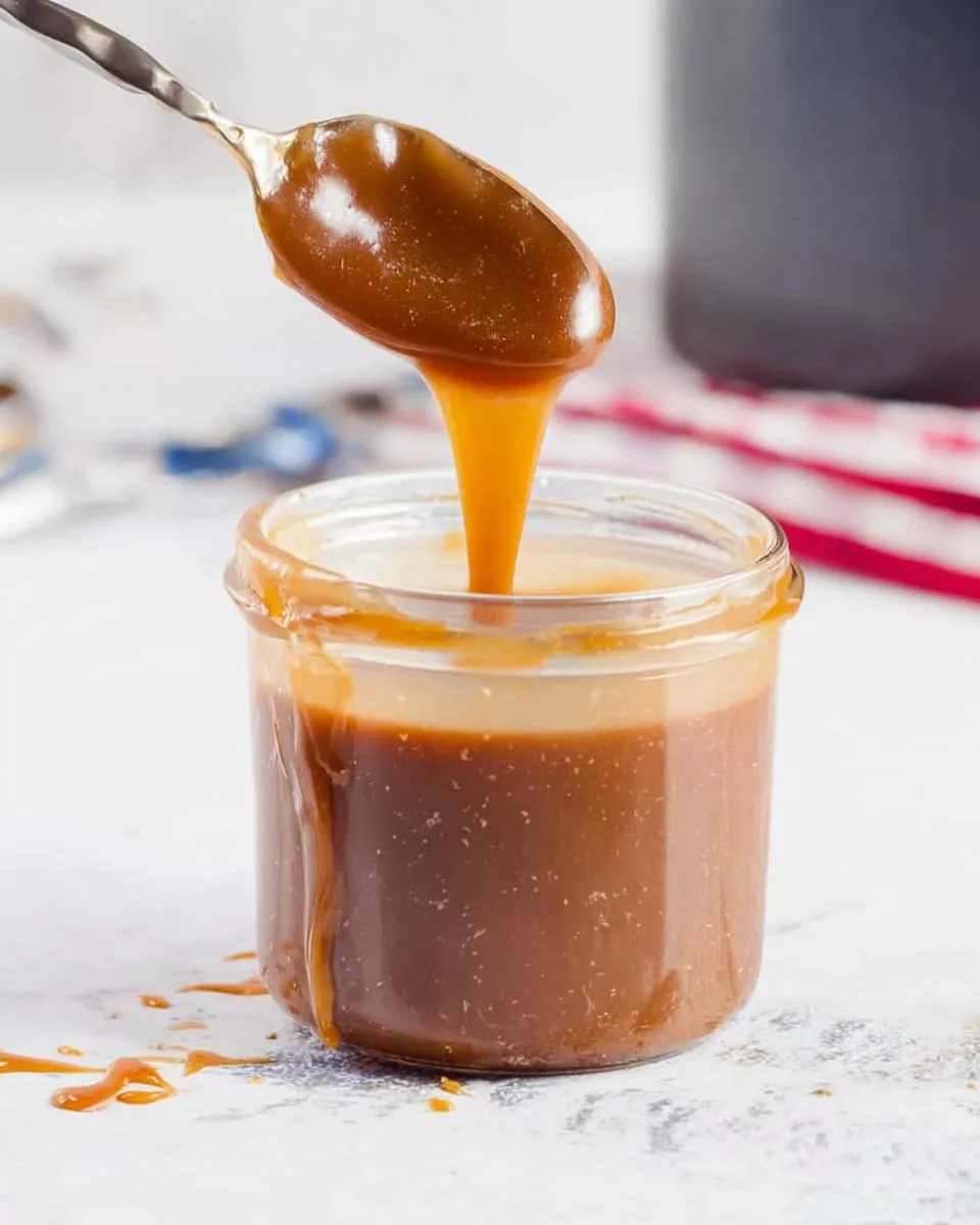 Three Ingredient Caramel Toffee Sauce with Honey - detail 2