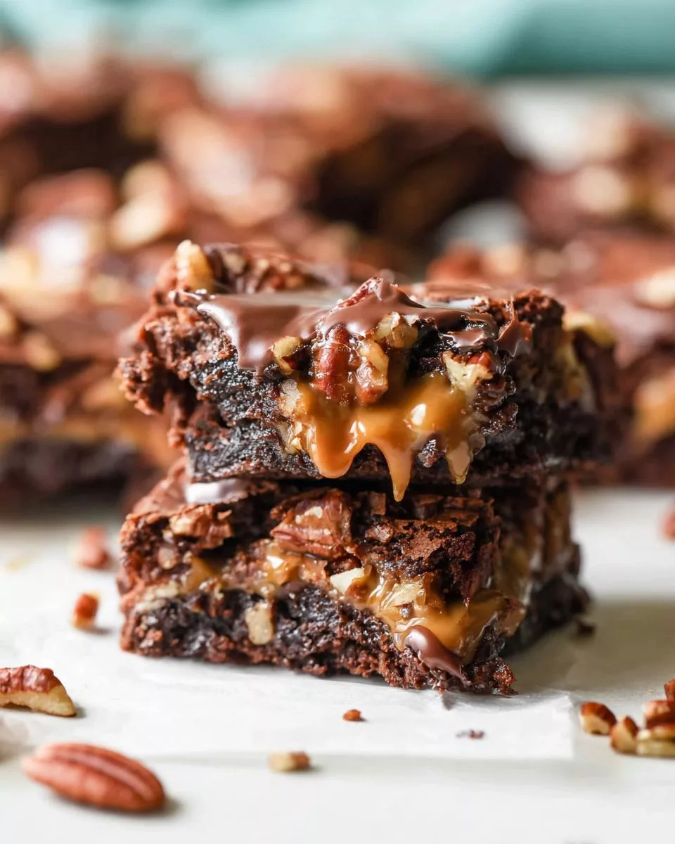 Turtle Brownies - detail 1