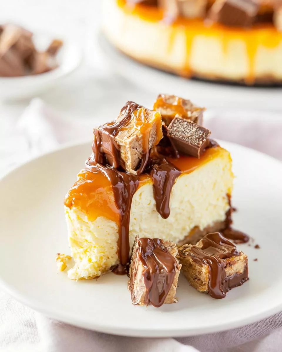 Twix Cheesecake - detail 1