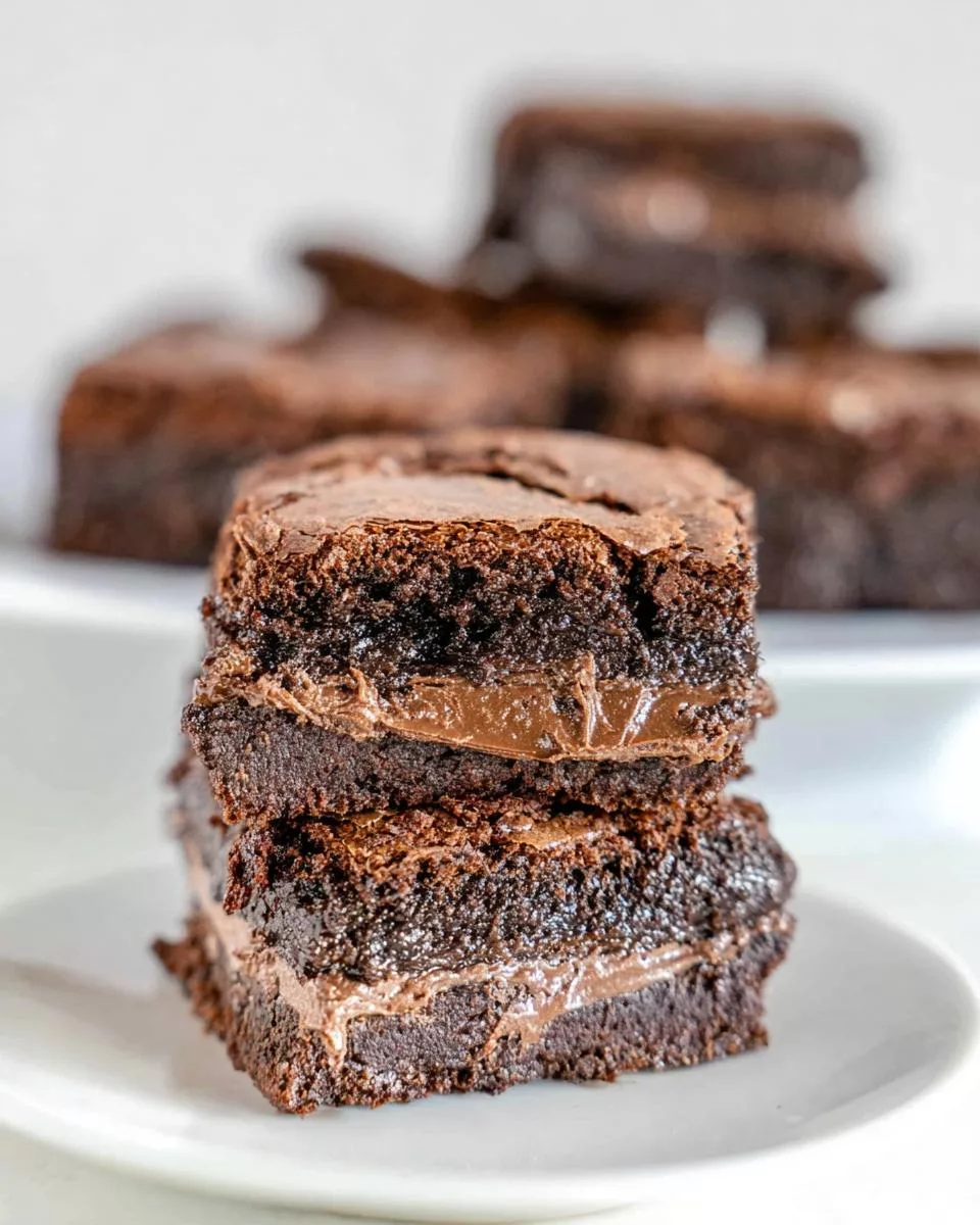 Ultimate Nutella Brownies - detail 1