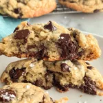 Ultra Thick and Chewy Chocolate Chip Cookies