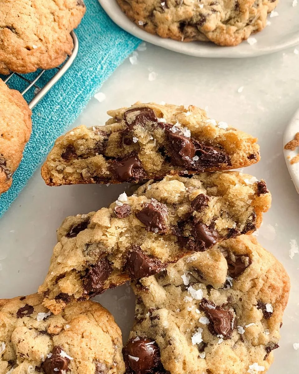 Ultra Thick and Chewy Chocolate Chip Cookies