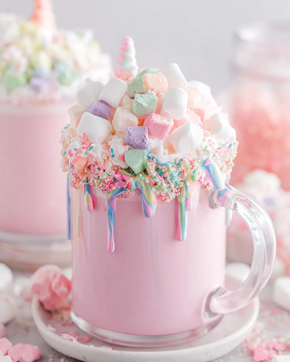 Unicorn Hot Chocolate - detail 1