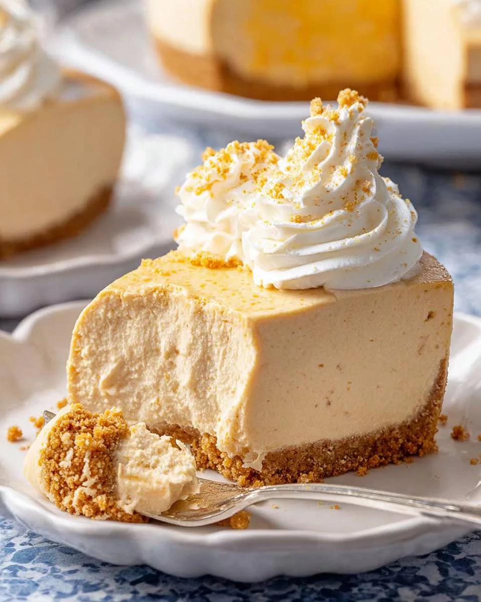 no bake pumpkin cheesecake - detail 2