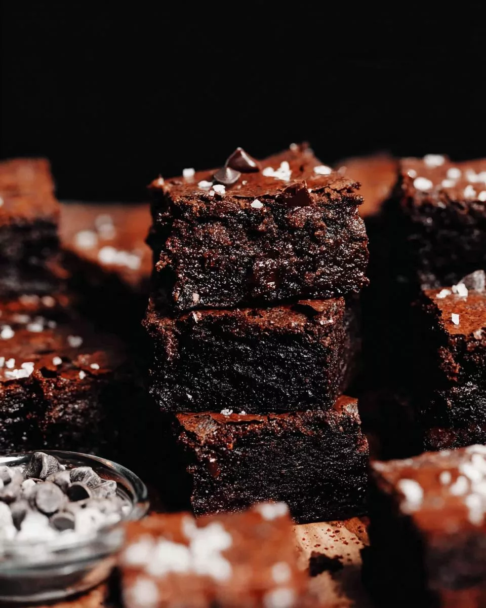 ultra fudgy brown butter brownies - detail 1