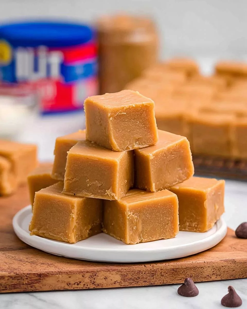 2-Ingredient Peanut Butter Fudge - detail 1