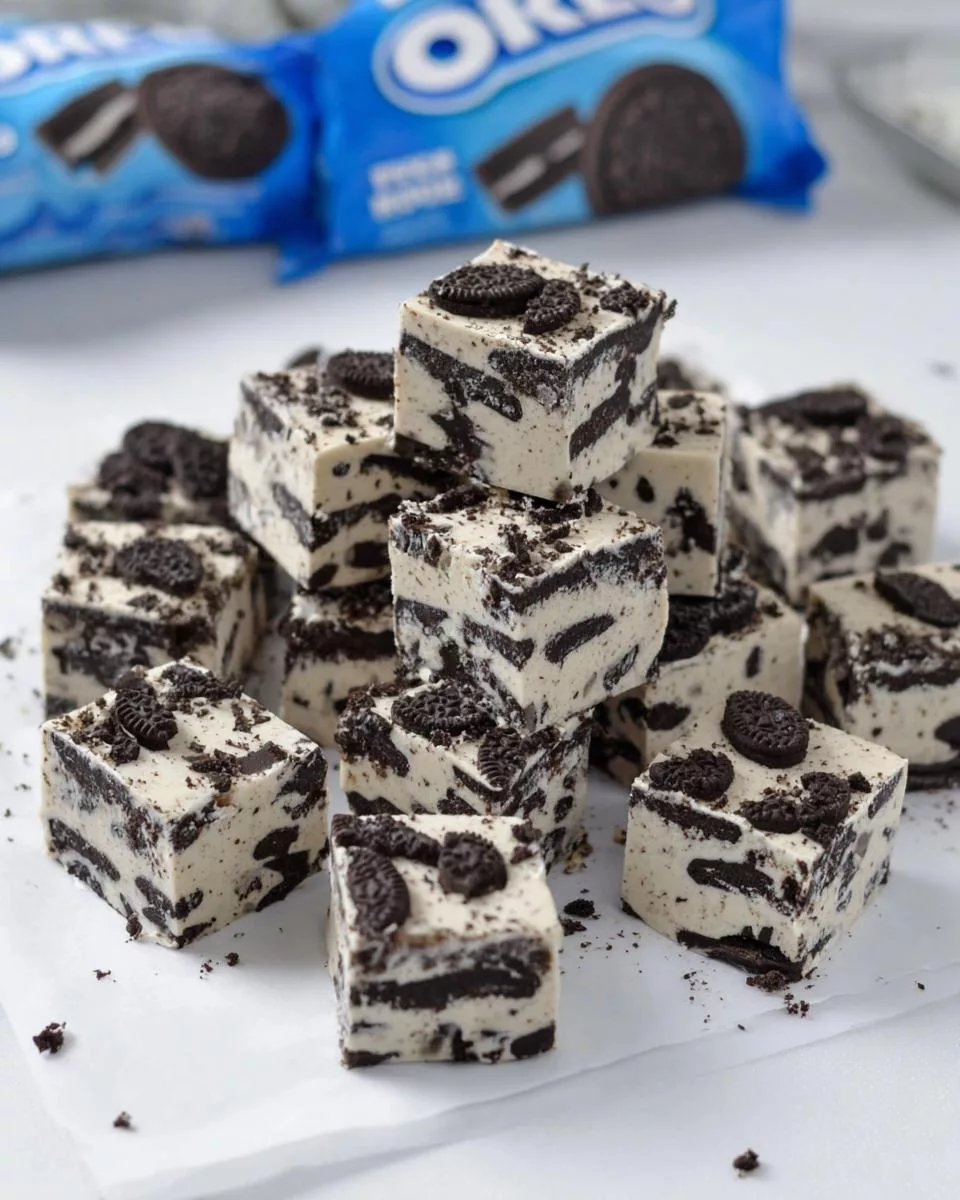 3 Ingredients Oreo Fudge - detail 1