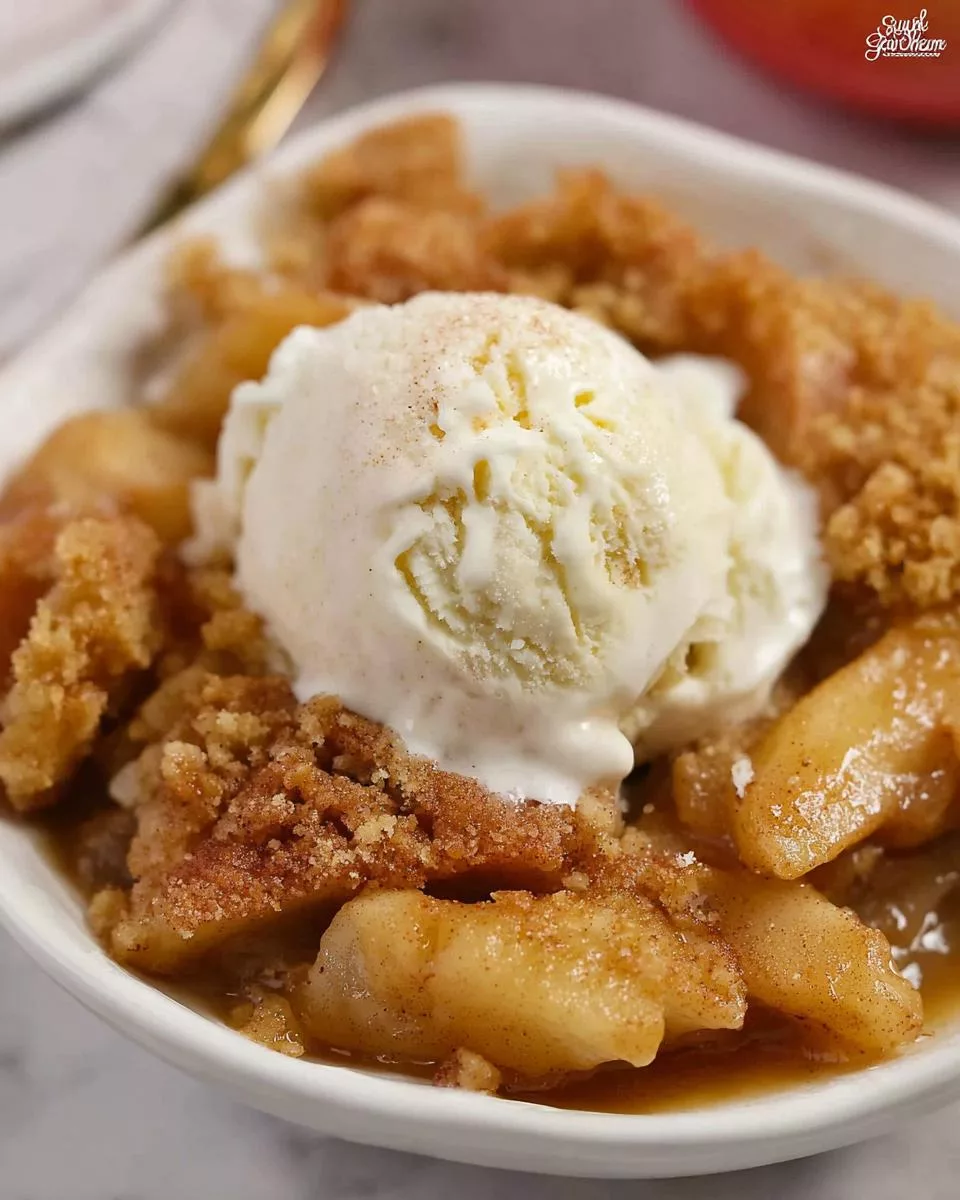 Apple Cobbler - detail 1