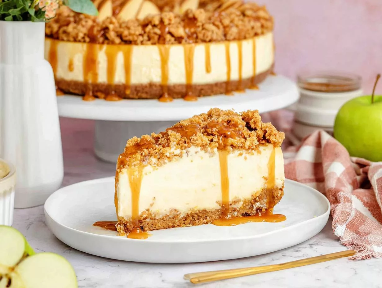 Apple Crisp Cheesecake