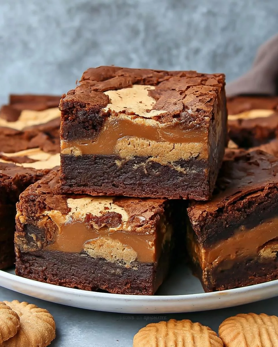 Biscoff Slutty Brownies - detail 1