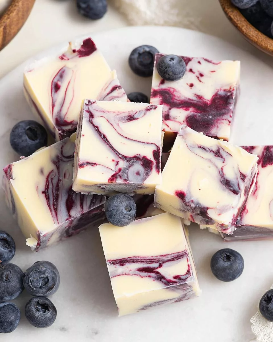 Blueberry Fudge - detail 1