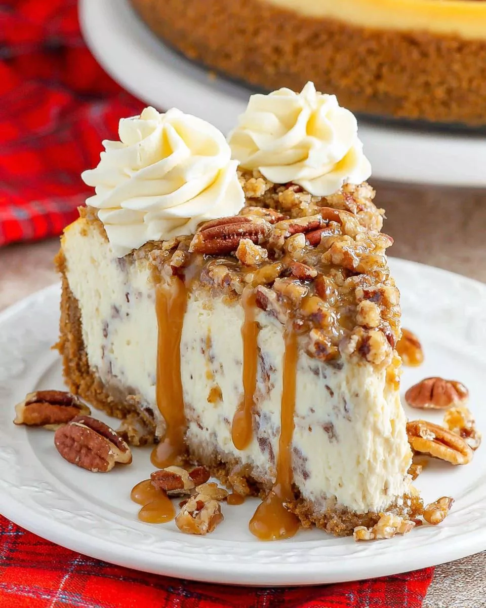 Browned Butter Pecan Cheesecake - detail 1