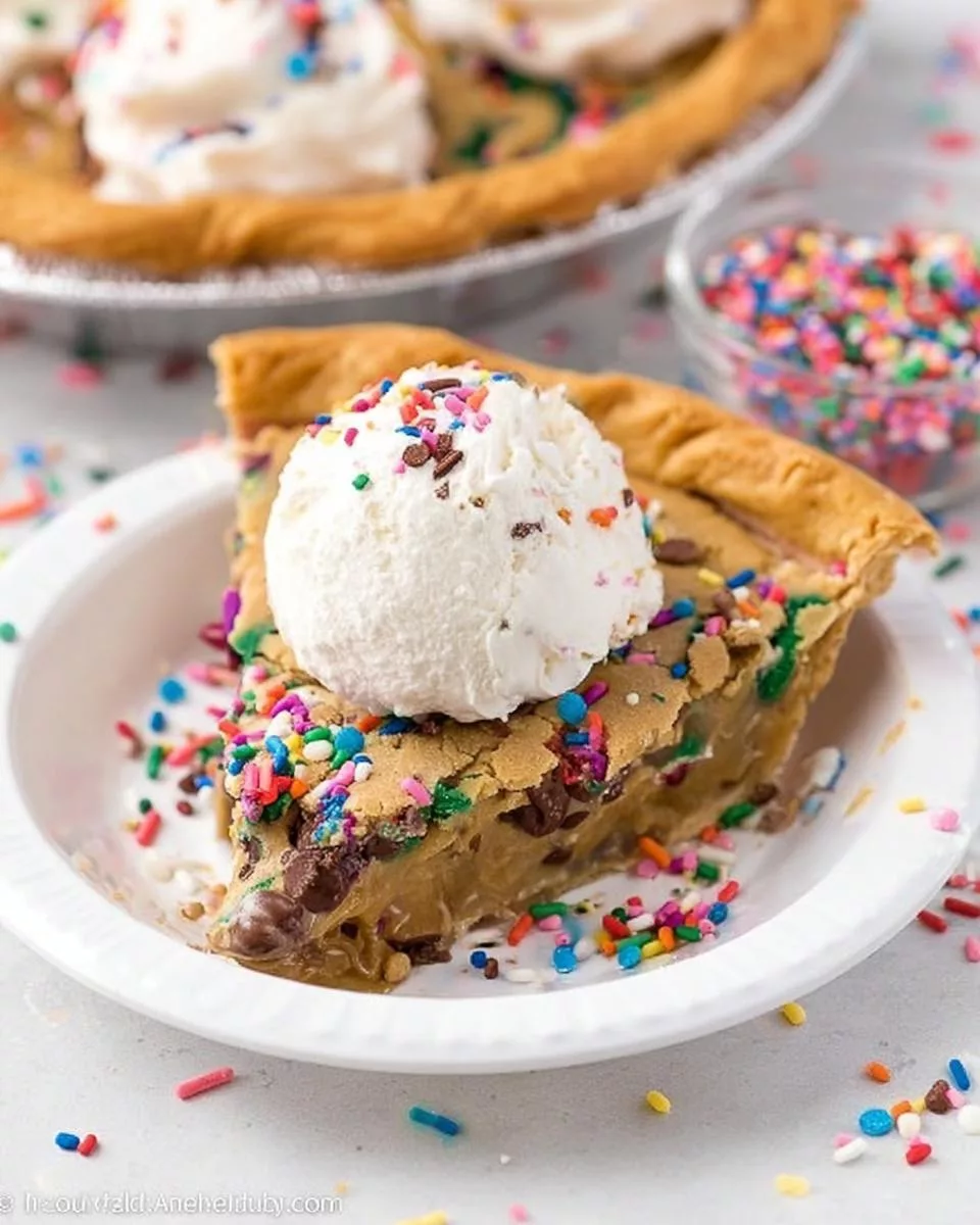 Cake Batter Cookie Pie - detail 2