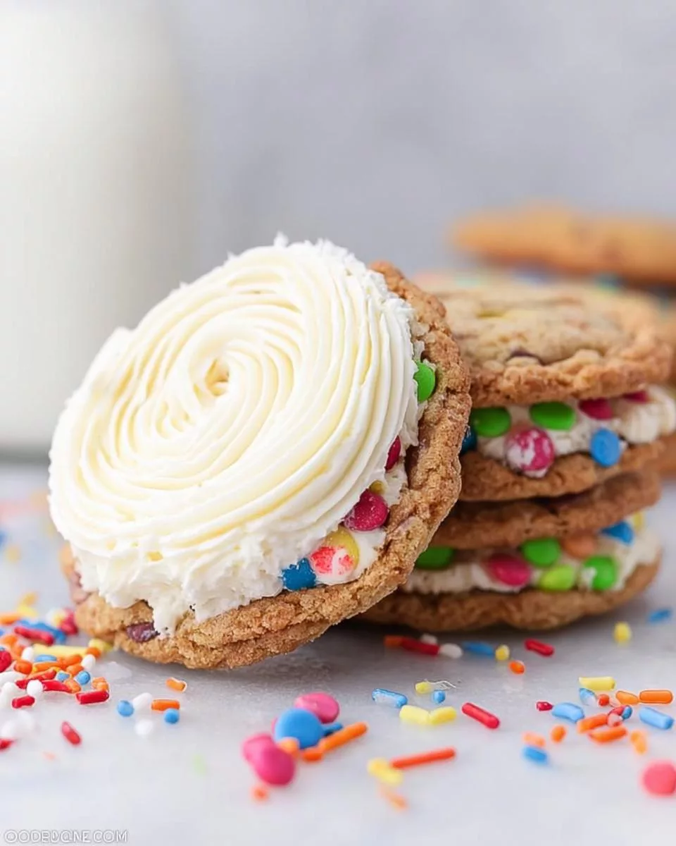 Cake Batter Monster Cookie Sandwiches - detail 2