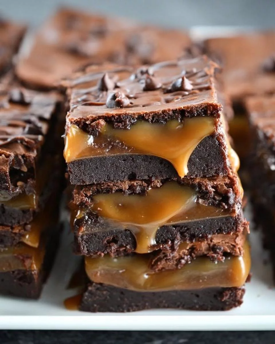 Caramel Brownies - detail 2