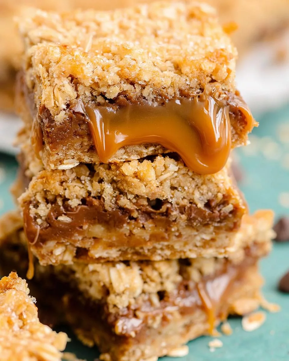 Caramel Oatmeal Bars - detail 2