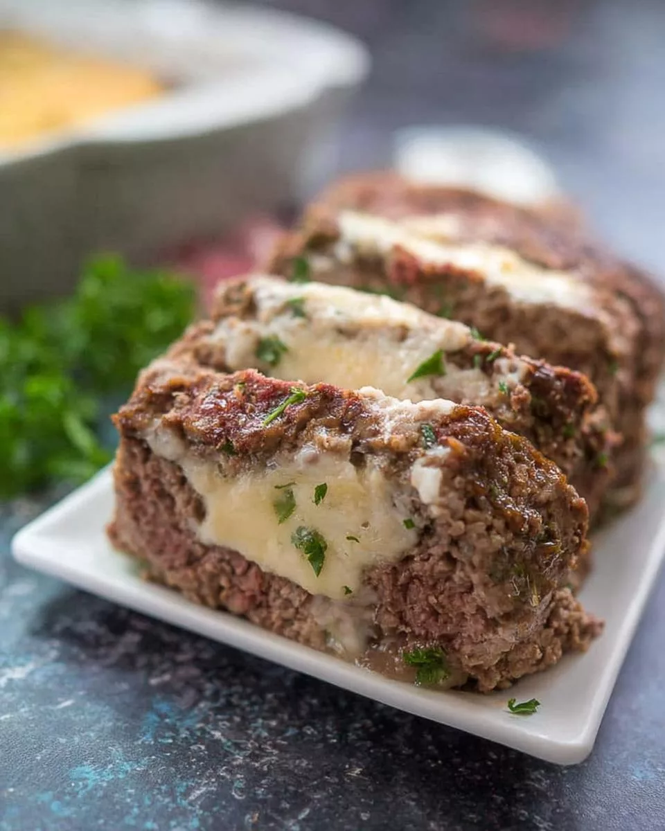 Cheese Stuffed Meatloaf - detail 1