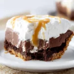Chocolate Caramel Cheesecake Pie