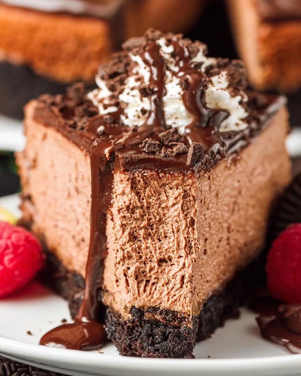 Chocolate Cheesecake - detail 1