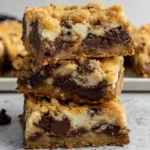 Chocolate Chip Cookie Cheesecake Bars