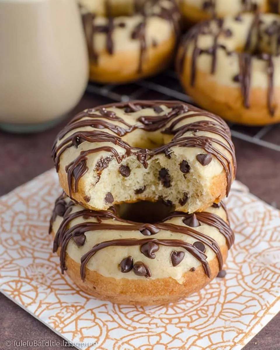 Chocolate Chip Donuts - detail 2