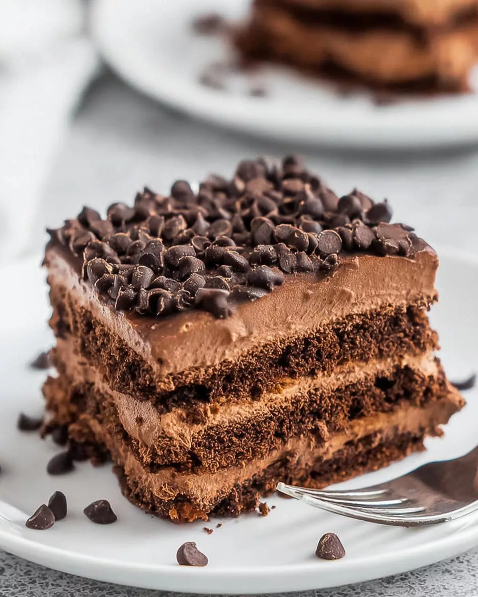 Chocolate Icebox Cake - detail 2