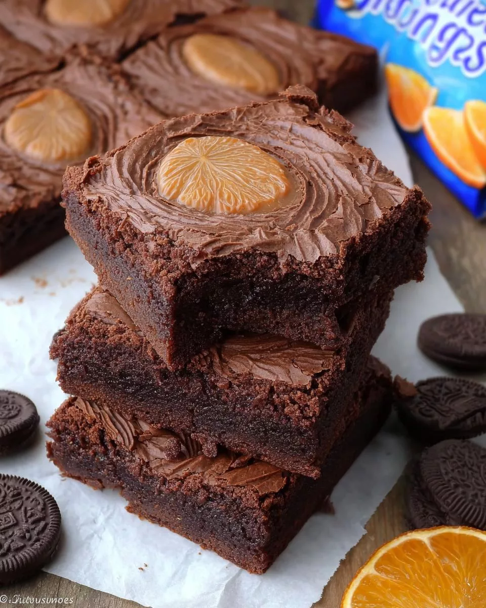 Chocolate Orange Brownies - detail 1