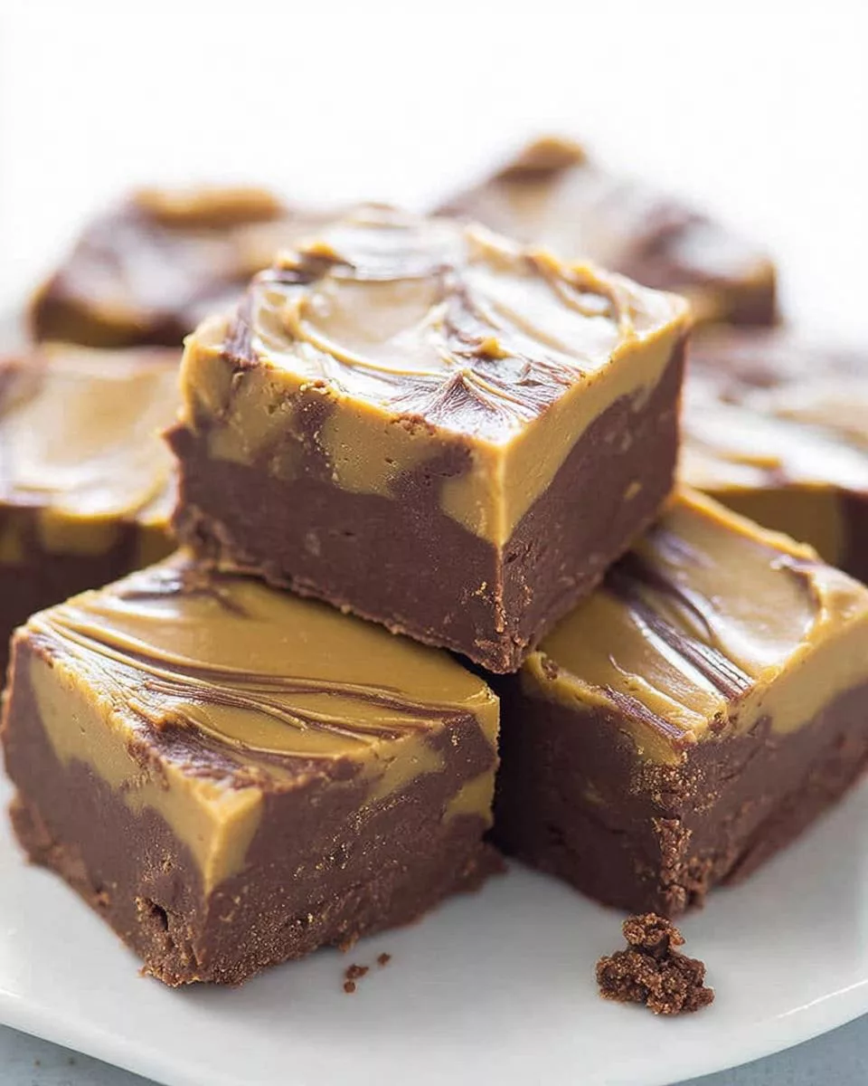 Chocolate Peanut Butter Fudge - detail 1