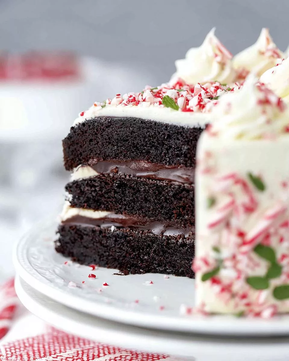 Chocolate Peppermint Cake - detail 2