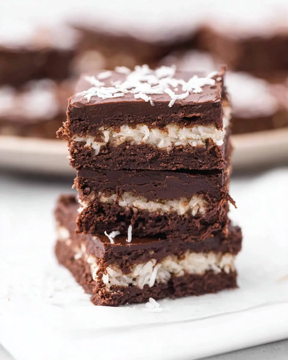 Coconut Brownies - detail 2