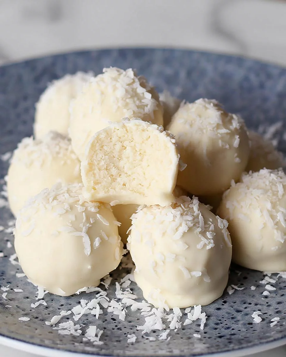 Coconut Snowball Truffles - detail 1