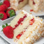 Coconut Strawberry Cake