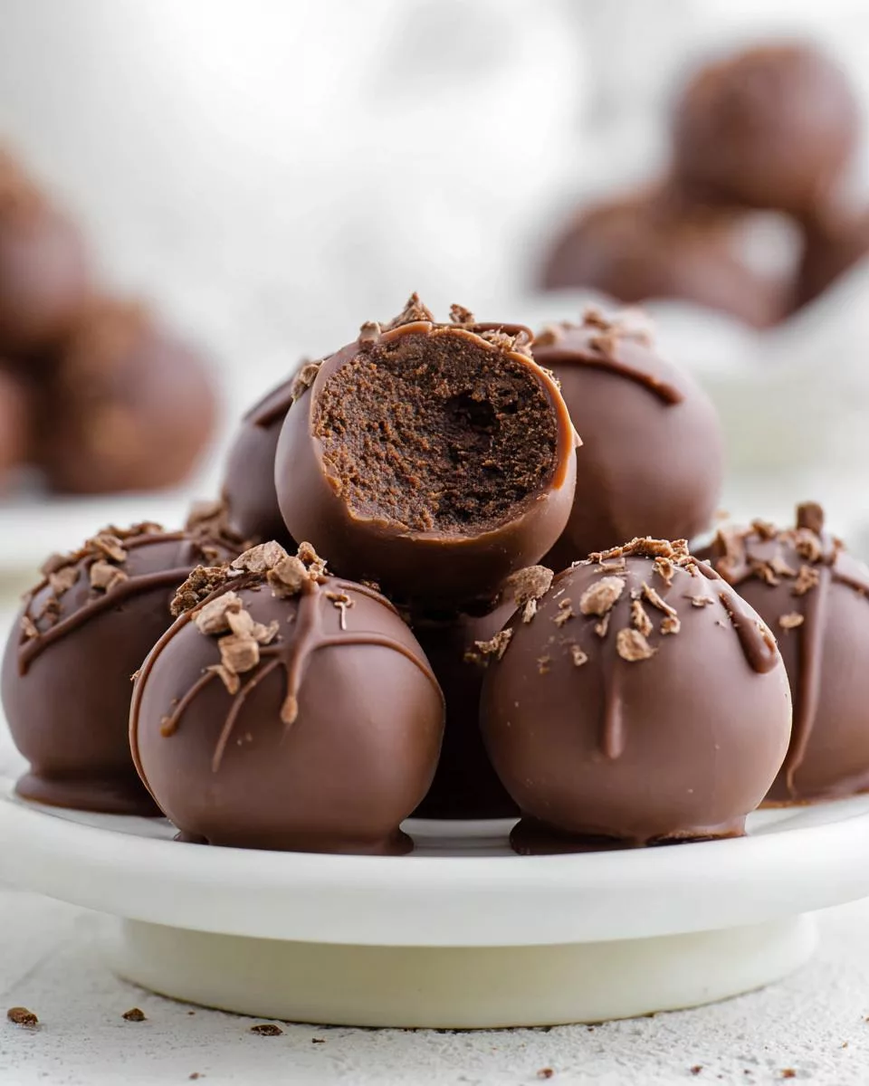 Easy Brownie Truffles - detail 2