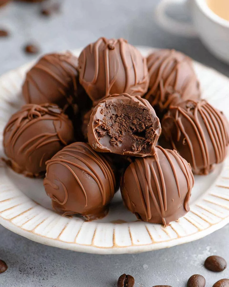 Easy Coffee Truffles - detail 1