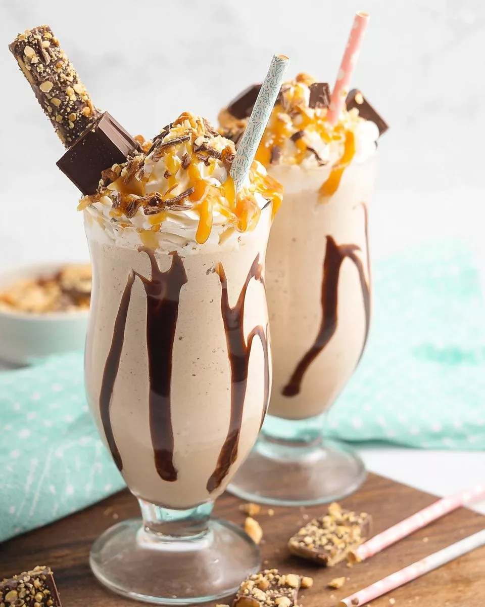 Easy Snickers Milkshake - detail 1