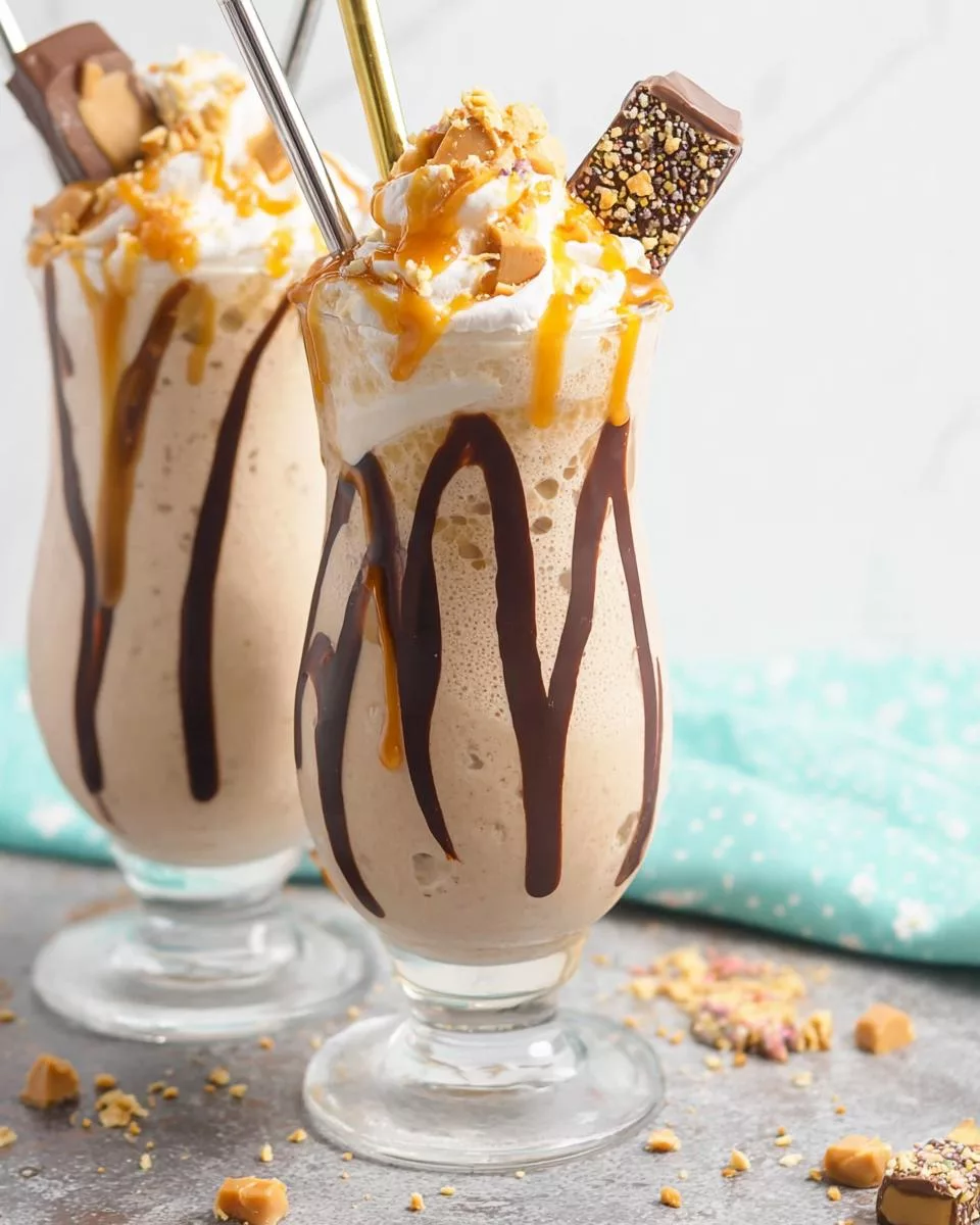 Easy Snickers Milkshake - detail 2
