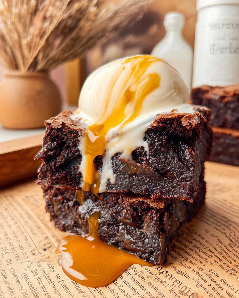 Flourless Pumpkin Brownies - detail 1