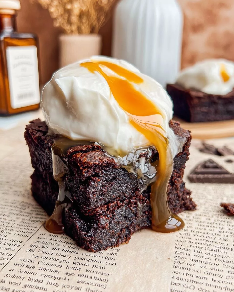 Flourless Pumpkin Brownies - detail 2