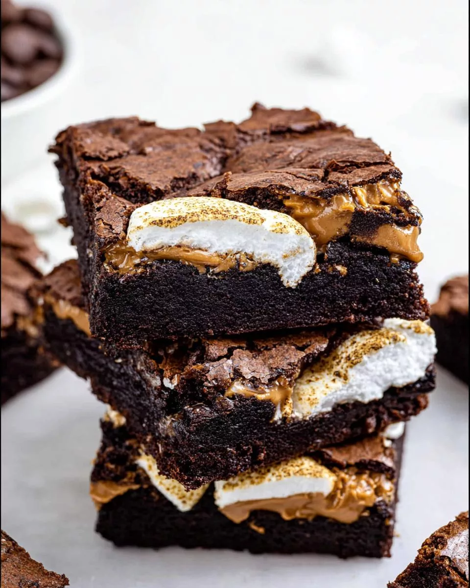 Fluffernutter Brownies - detail 1