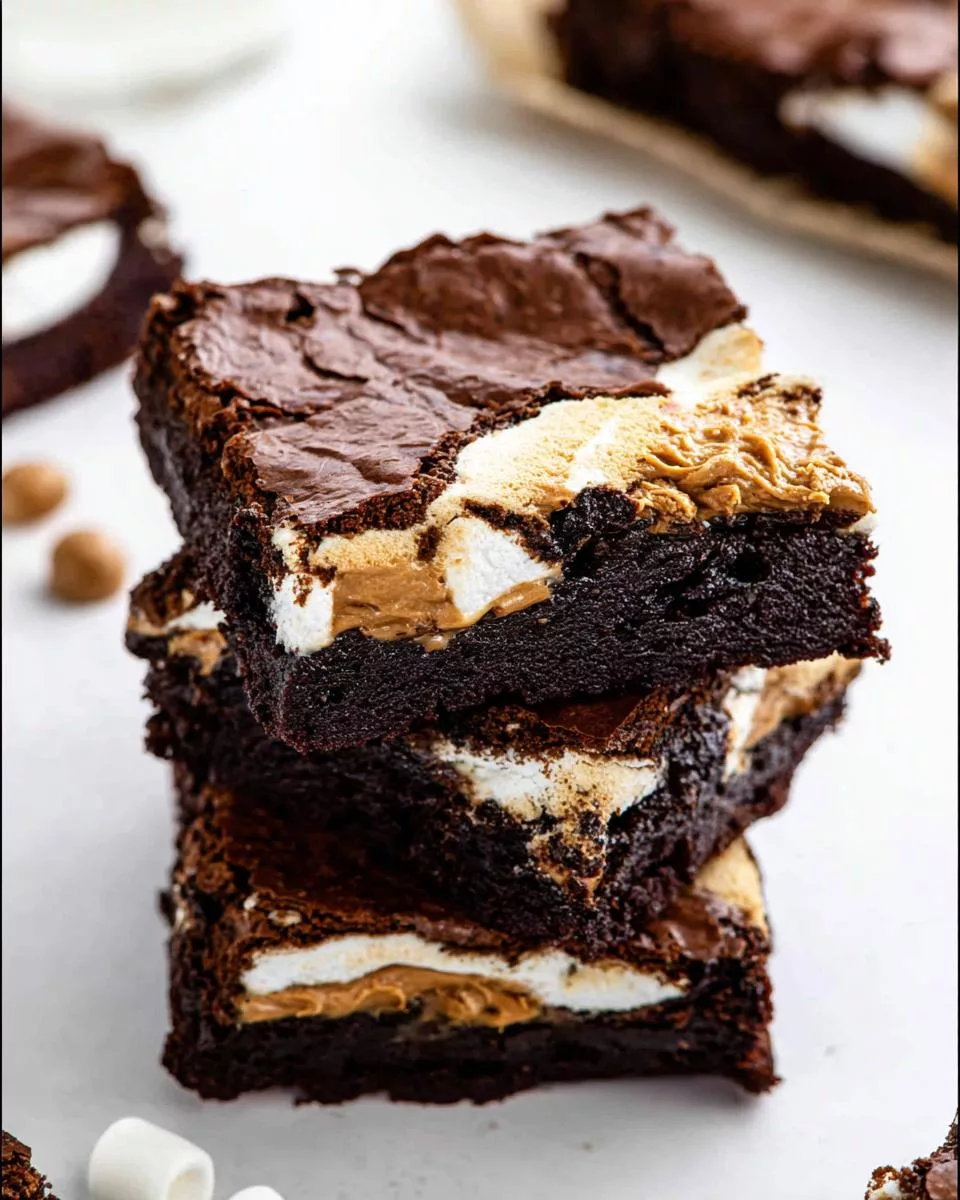 Fluffernutter Brownies - detail 2