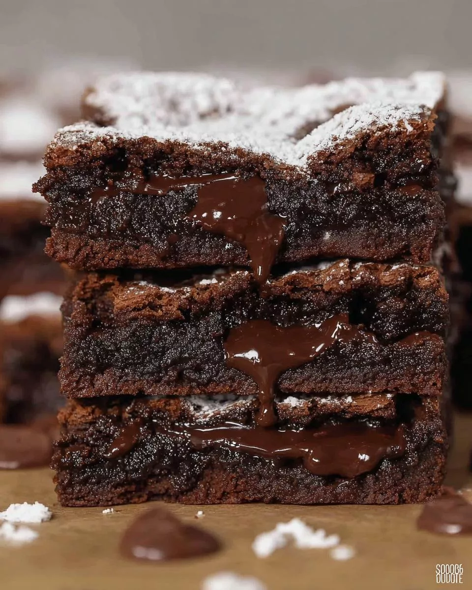 Fudgy Chocolate Cookie Bars - detail 2