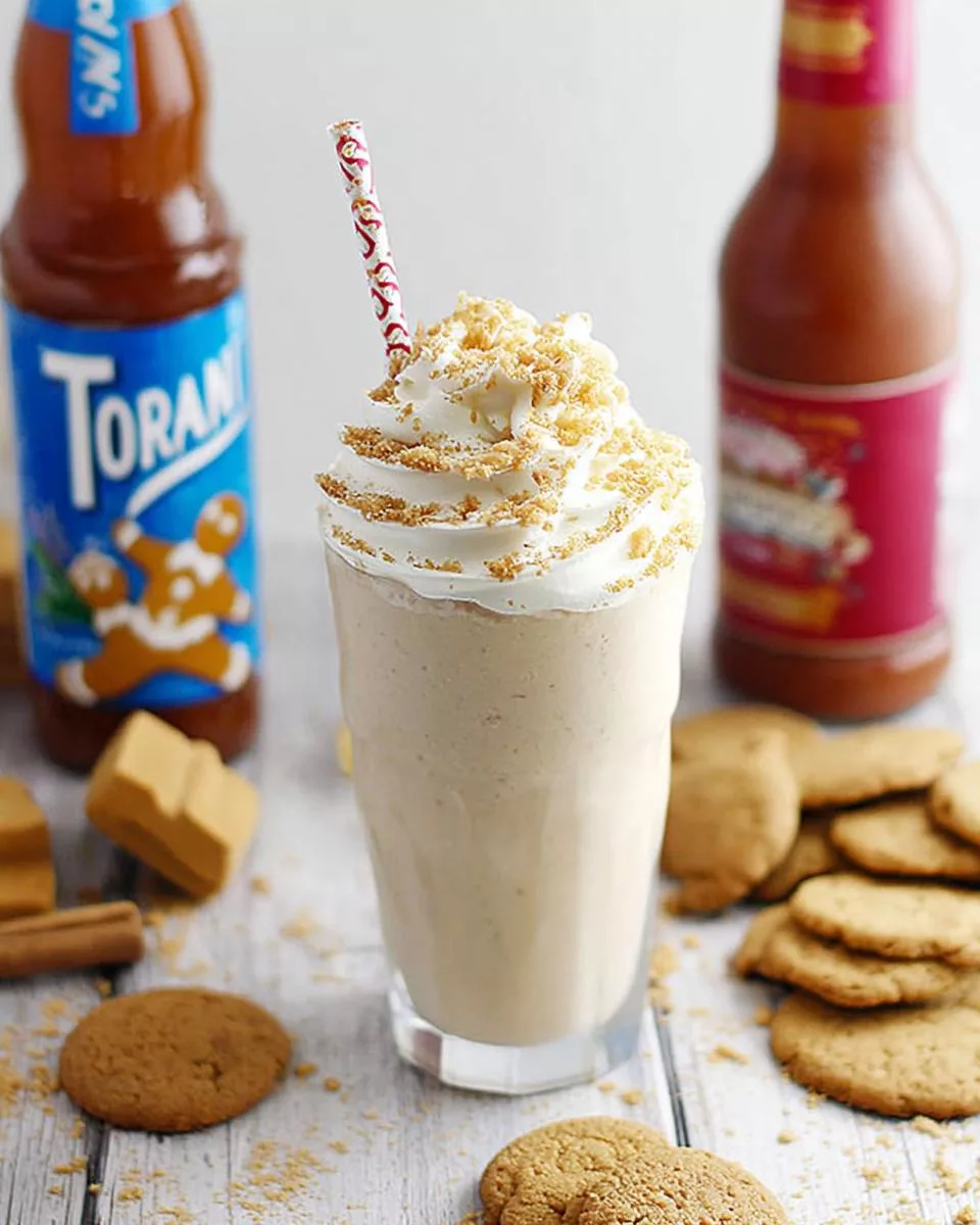 Gingerbread Cookie Cream Frappe - detail 2